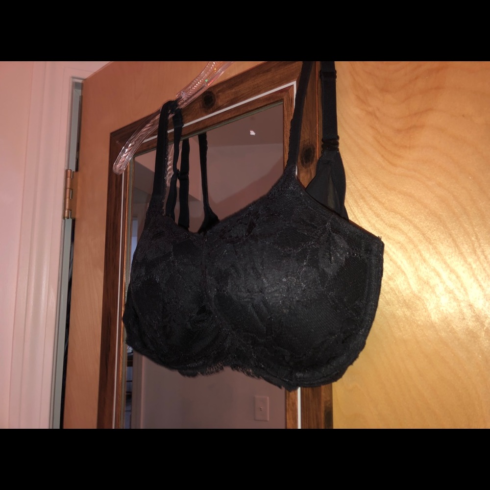 Black Lace Bra